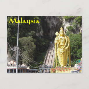 Cartão postal da Malásia em Batu Caves