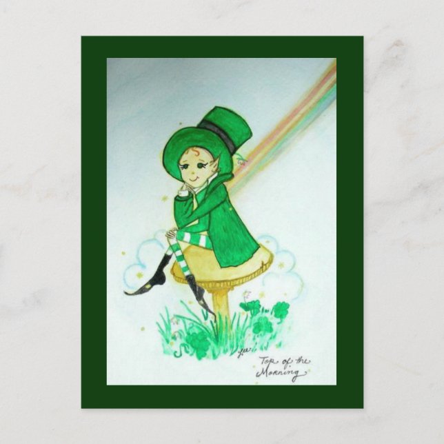 Cartão Postal Da Manhã Superior (Frente)