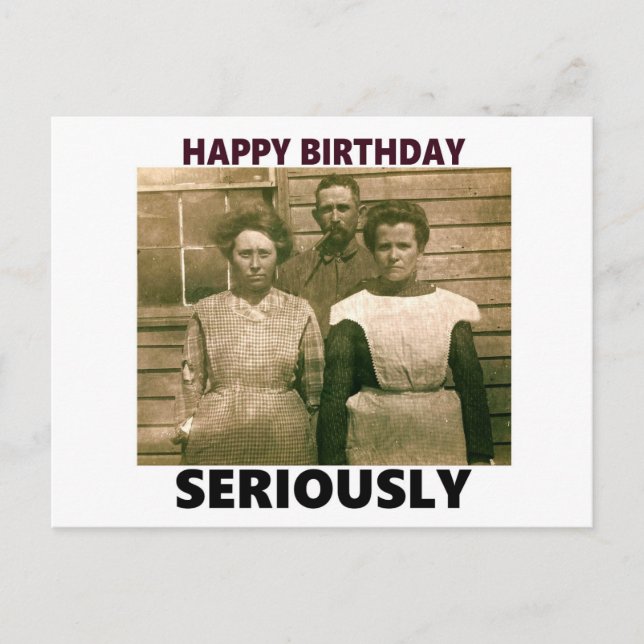 CARTÃO POSTAL DA MENSAGEM DE ANIVERSÁRIO FELIZ DA  (Frente)