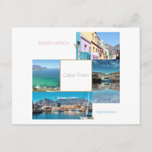 Cartão postal da Mesa de montanha da África do Sul
