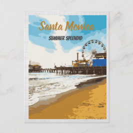 Cartão postal da Monica California