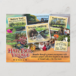 Cartão postal da montagem do Museu da Vila Har-Ber