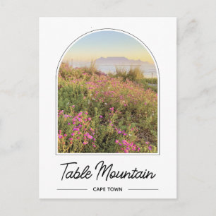 Cartão Postal da Montanha da Mesa Cidade do Cabo Á