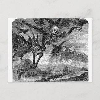 Cartão postal da Morte de Dante no Céu