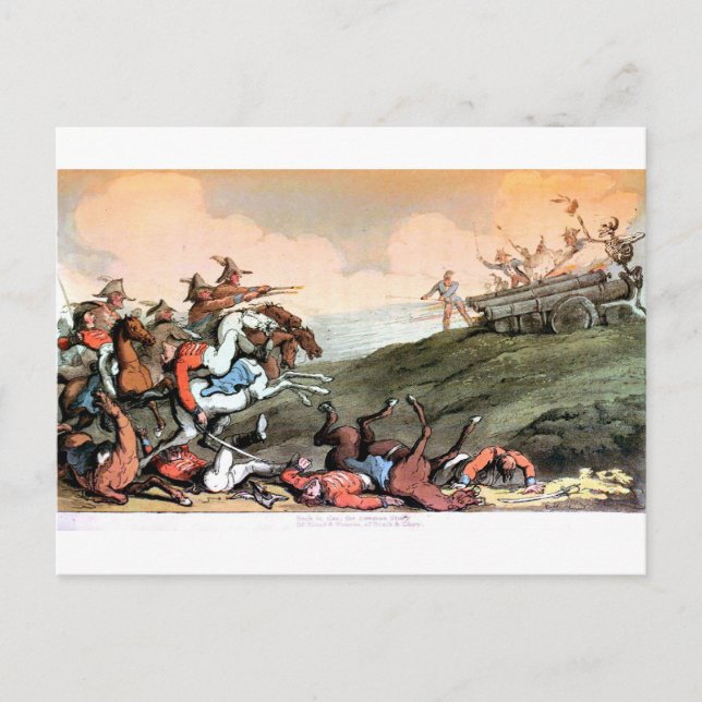 Cartão postal da Morte e da Última Carga (Frente)