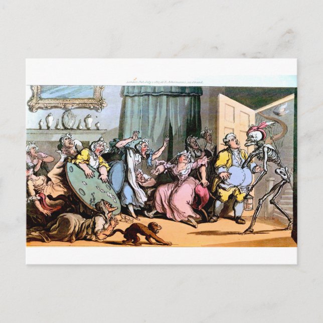 Cartão postal da Morte e das Velhas Crianças (Frente)