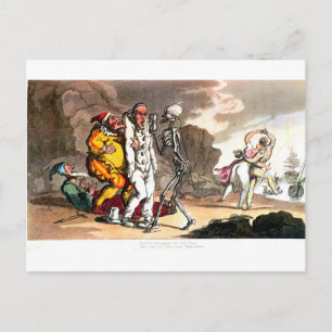 Cartão postal da Morte e do Circo