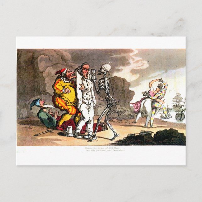 Cartão postal da Morte e do Circo (Frente)
