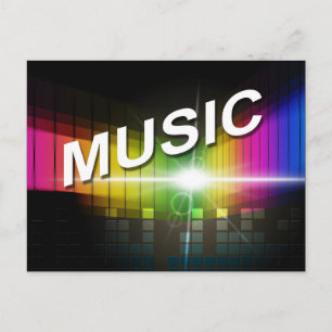 Cartão postal da Music Illustration