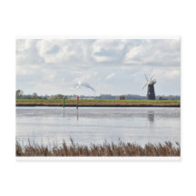 Cartão postal da Norfolk Broads
