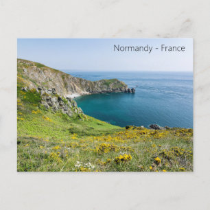 Cartão postal da Normandia em França