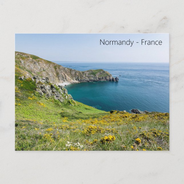 Cartão postal da Normandia na França (Frente)