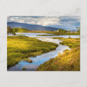 Cartão postal da paisagem das Terras Altas Escoces