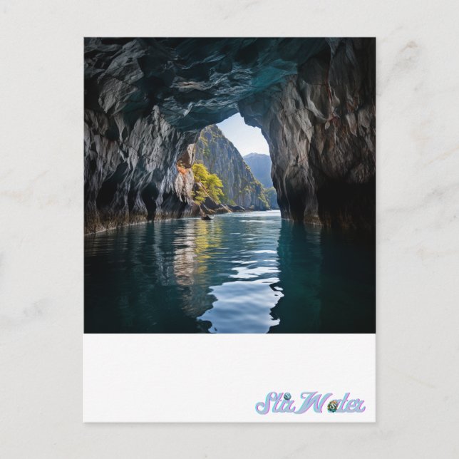 cartão postal da paisagem natural (Frente)