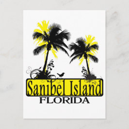 Cartão postal da palmeira Sanibel Island
