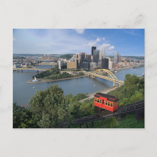 Cartão postal da Pensilvânia Pittsburgh (Frente)