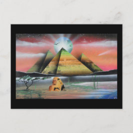 Cartão postal da pirâmide.