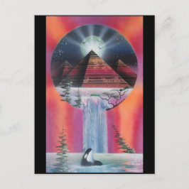 Cartão postal da pirâmide.