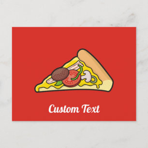 Cartão postal da pizza
