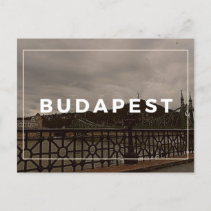 Cartão postal da Ponte da Liberdade de Budapeste