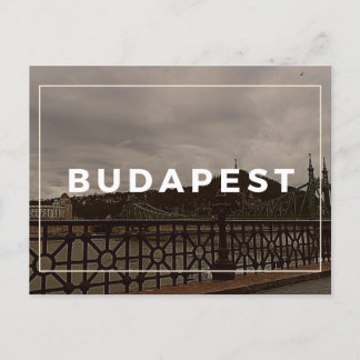 Cartão postal da Ponte da Liberdade de Budapeste