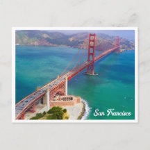 Cartão Postal da Ponte Golden Gate de São Francisc