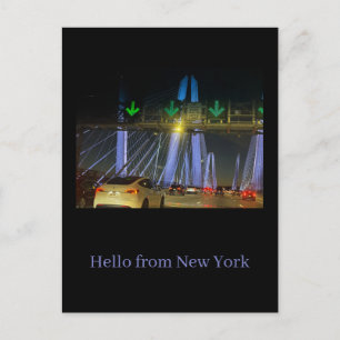 Cartão Postal da Ponte Iluminada de Nova York