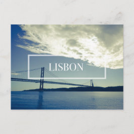 Cartão postal da ponte Lisboa