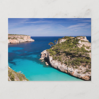 Cartão postal da praia Cala des Moro em Maiorca
