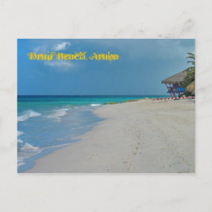 Cartão Postal da Praia de Druif Aruba