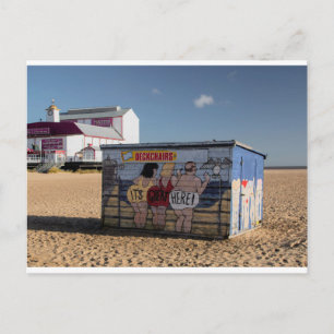 Cartão postal da praia excelente Yarmouth