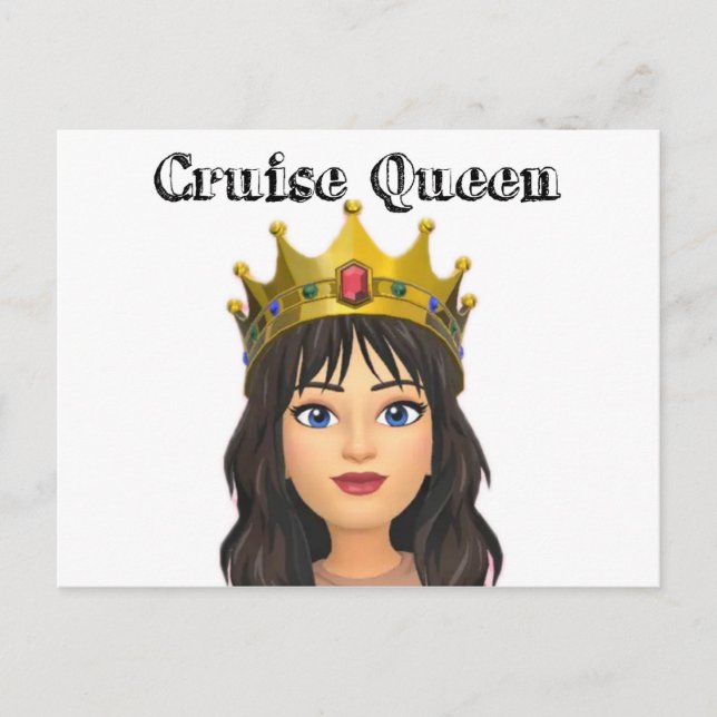 Cartão postal da Rainha Cruzada (Frente)