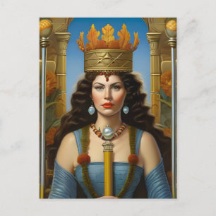 Cartão postal da Rainha do outono