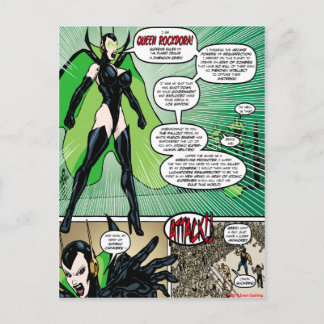 cartão postal da Rainha Rockdora