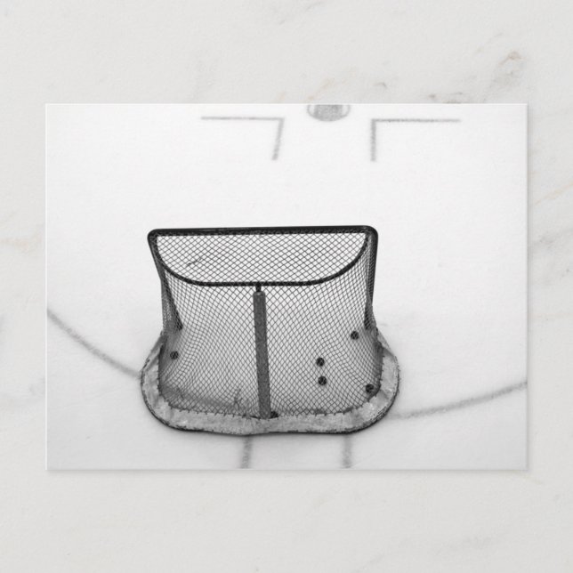 Cartão postal da rede de hóquei (Frente)