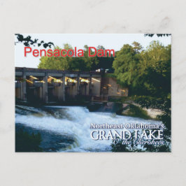 Cartão postal da represa de Pensacola...Grand Lake