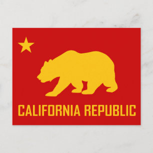 Cartão postal da República da Califórnia