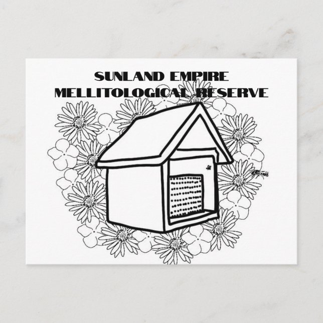 Cartão postal da Reserva Mellitológica do Império  (Frente)