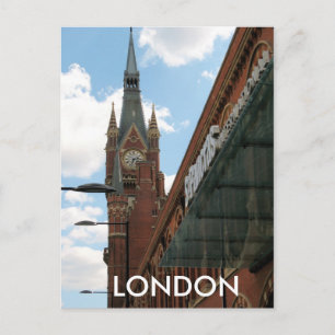 Cartão postal da Rua Pancras Kings Cross London Re