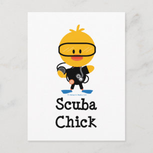 Cartão Postal da Scuba Chick