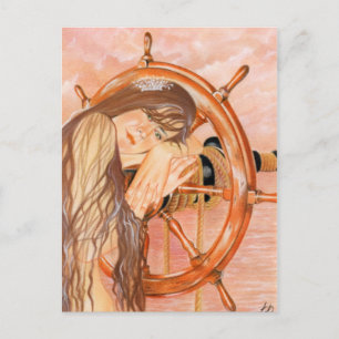 Cartão postal da Sereia do Mar Perdido