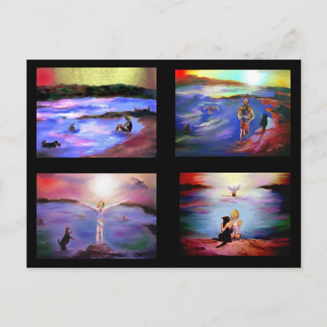 Cartão postal da série não sozinho (Frente)