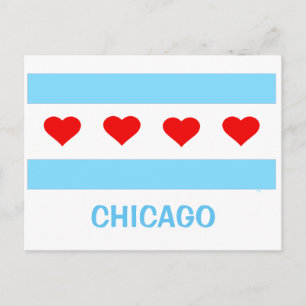 Cartão postal da Sinalizador Coração de Chicago