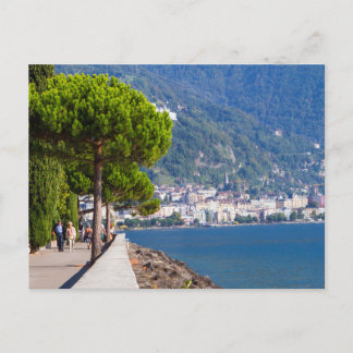 Cartão postal da Suiça Lago Genebra