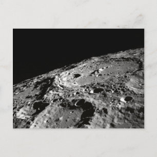 Cartão postal da superfície da lua (espaço)