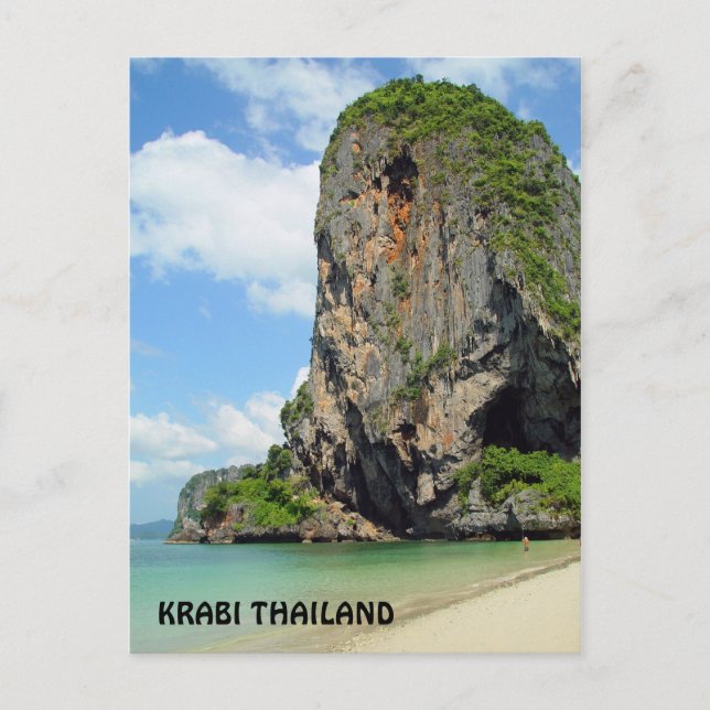Cartão postal da Tailândia Krabi (Frente)