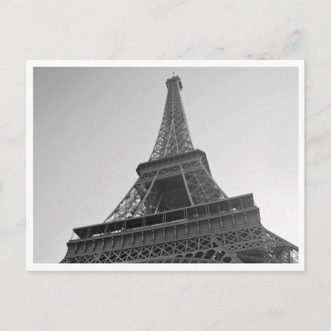 Cartão postal da torre Eiffel (Frente)