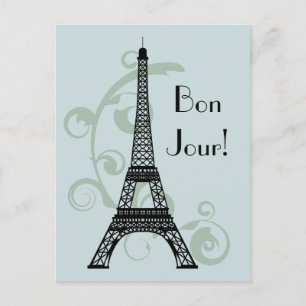 Cartão postal da torre Eiffel
