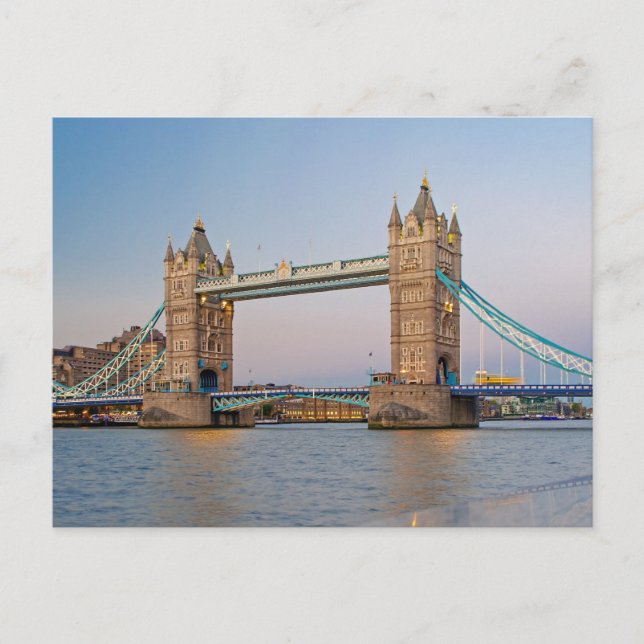Cartão postal da Tower Bridge London (Frente)