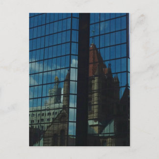Cartão postal da Trindade Church/John Hancock Towe